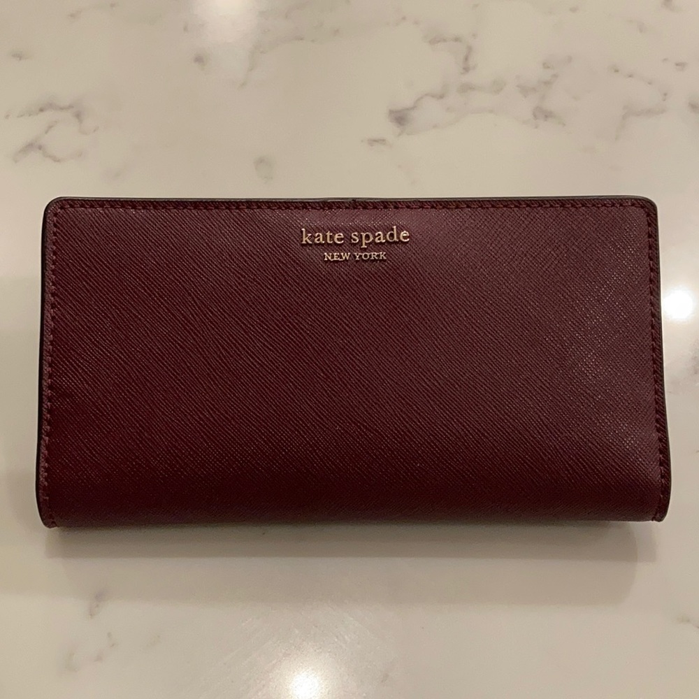 Kate spade Cameron large slim bifold wallet